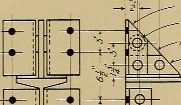 An illustration from Mechanical drawing for trade schools, 1909, leaf 128