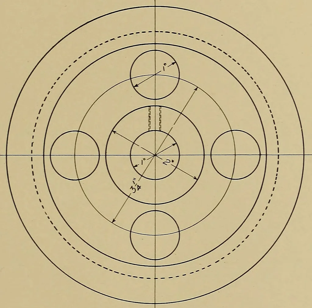 An illustration from Mechanical drawing for trade schools, 1909, leaf 38