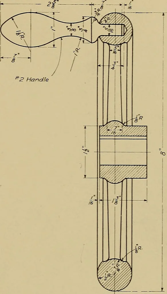 An illustration from Mechanical drawing for trade schools, 1909, leaf 40