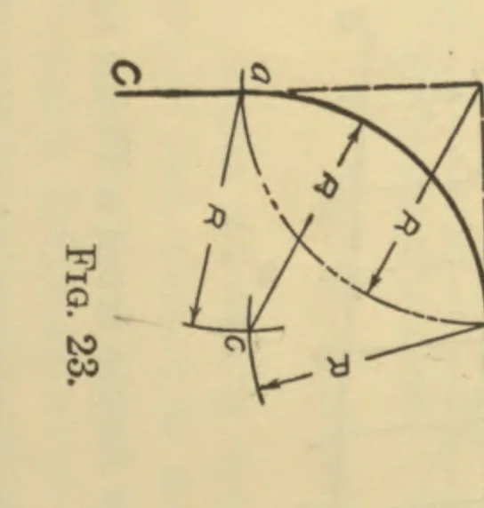 An illustration from Mechanical drawing problems, 1917, leaf 31