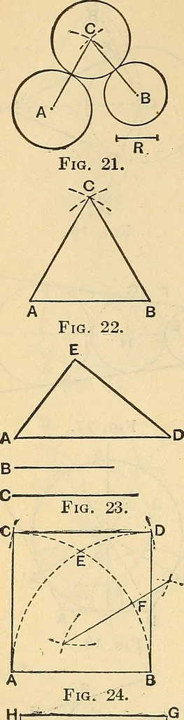 An illustration from The mechanical engineer's pocket-book. A reference-book of rules, tables, data, and formulæ, for the use of engineers, mechanics, and students, 1910, leaf 91