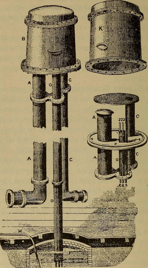 An illustration from The mechanical engineering of power plants, 1897, leaf 143