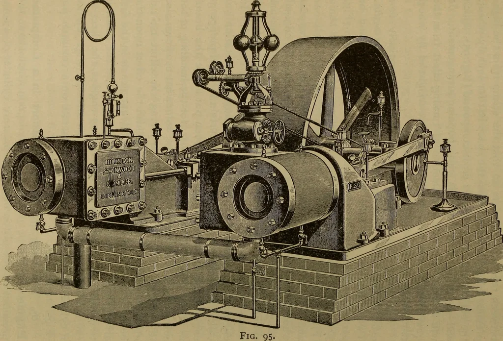 An illustration from The mechanical engineering of power plants, 1897, leaf 163