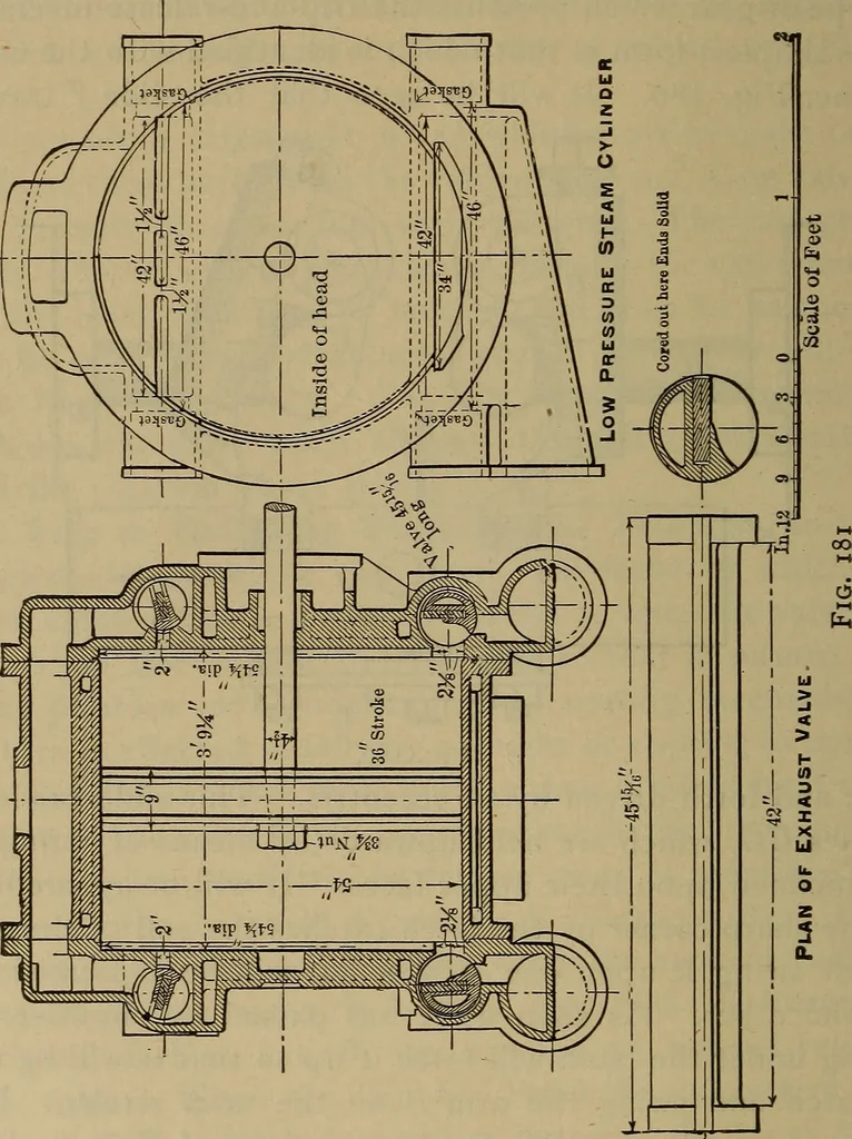 An illustration from The mechanical engineering of power plants, 1897, leaf 249