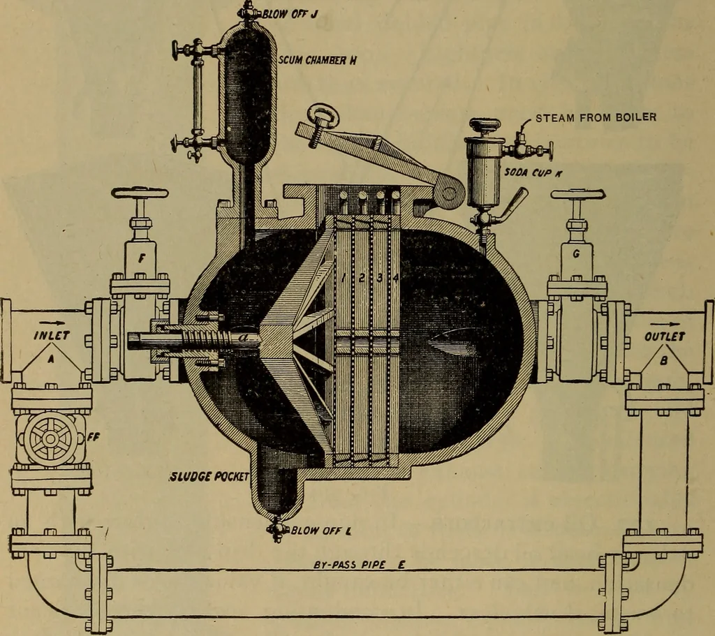 An illustration from The mechanical engineering of power plants, 1897, leaf 403