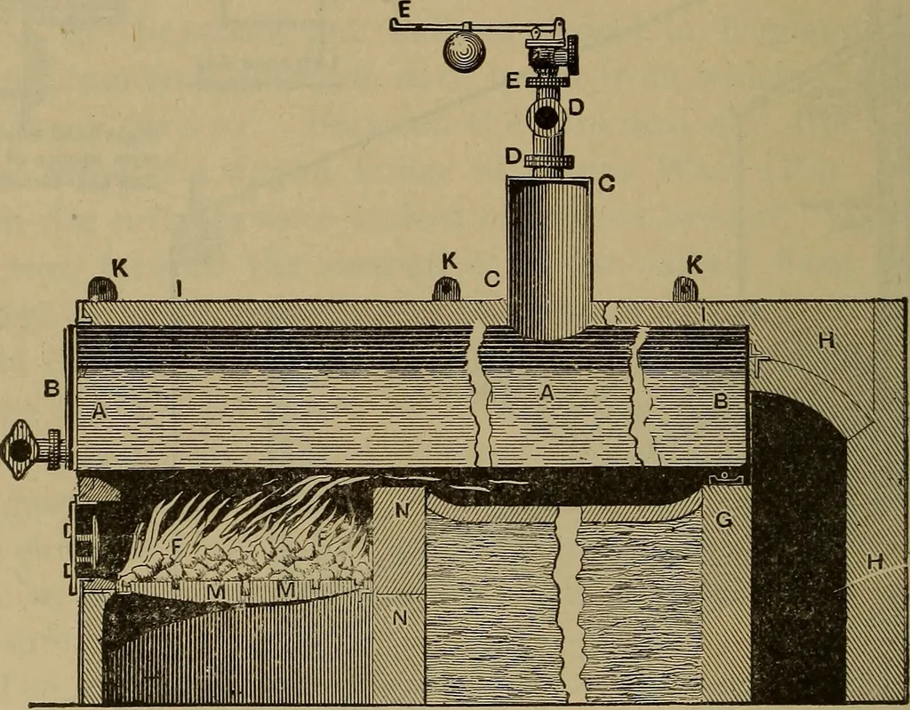 An illustration from The mechanical engineering of power plants, 1897, leaf 461