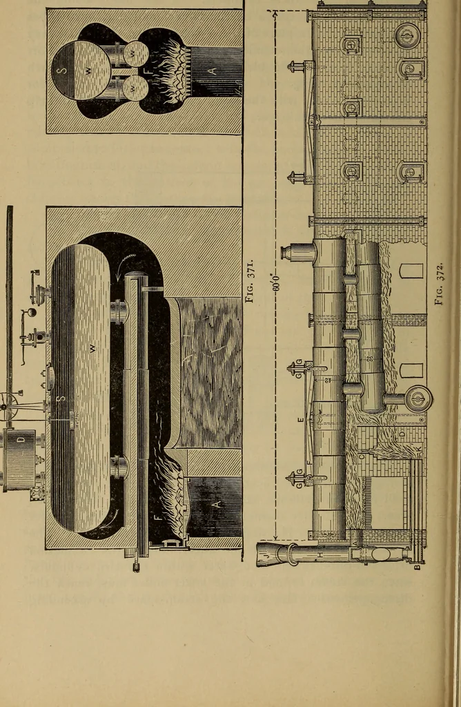 An illustration from The mechanical engineering of power plants, 1897, leaf 473