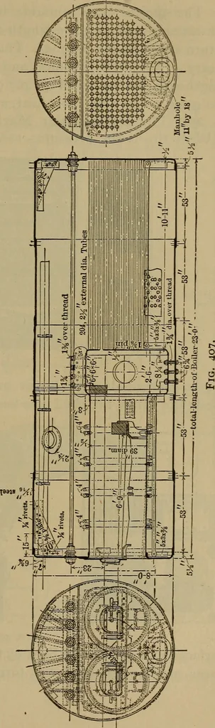 An illustration from The mechanical engineering of power plants, 1897, leaf 516