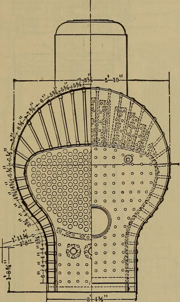 An illustration from The mechanical engineering of power plants, 1897, leaf 520