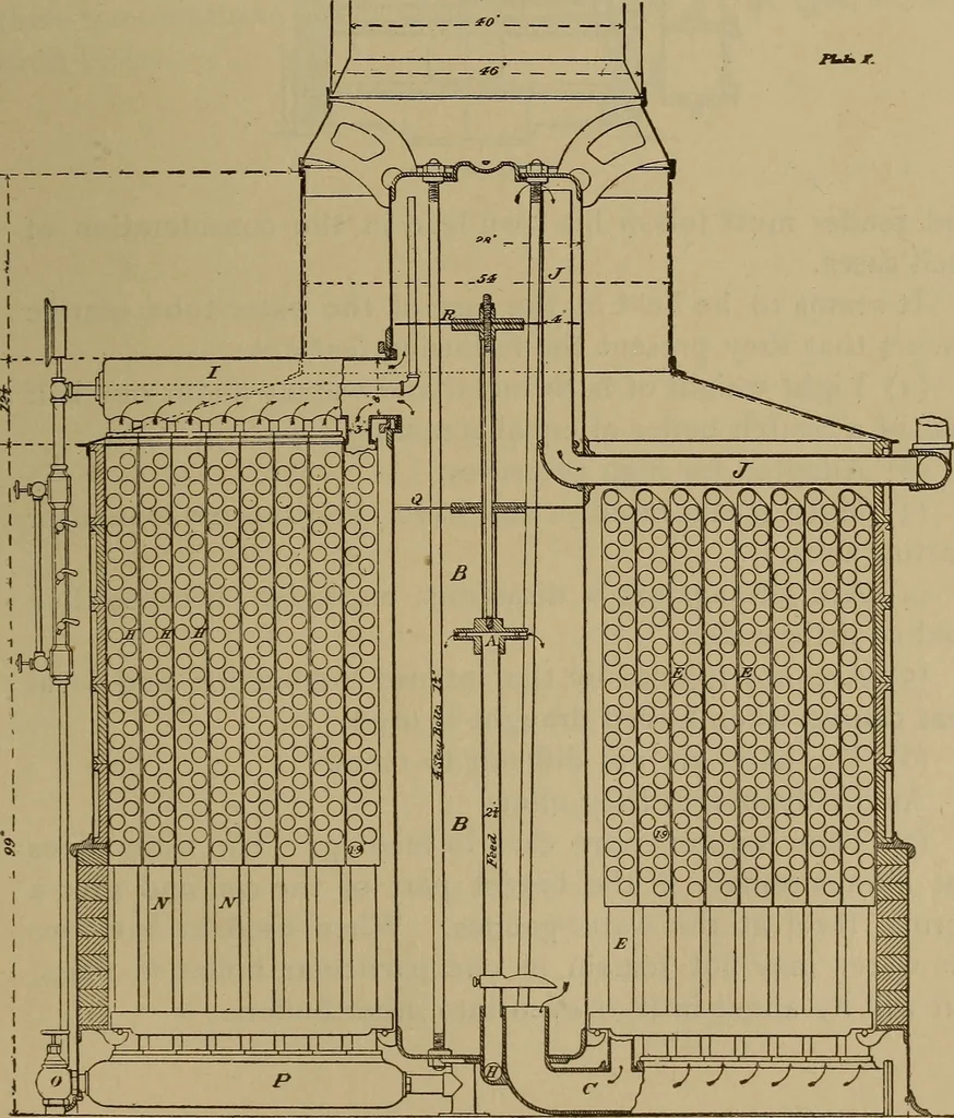 An illustration from The mechanical engineering of power plants, 1897, leaf 538