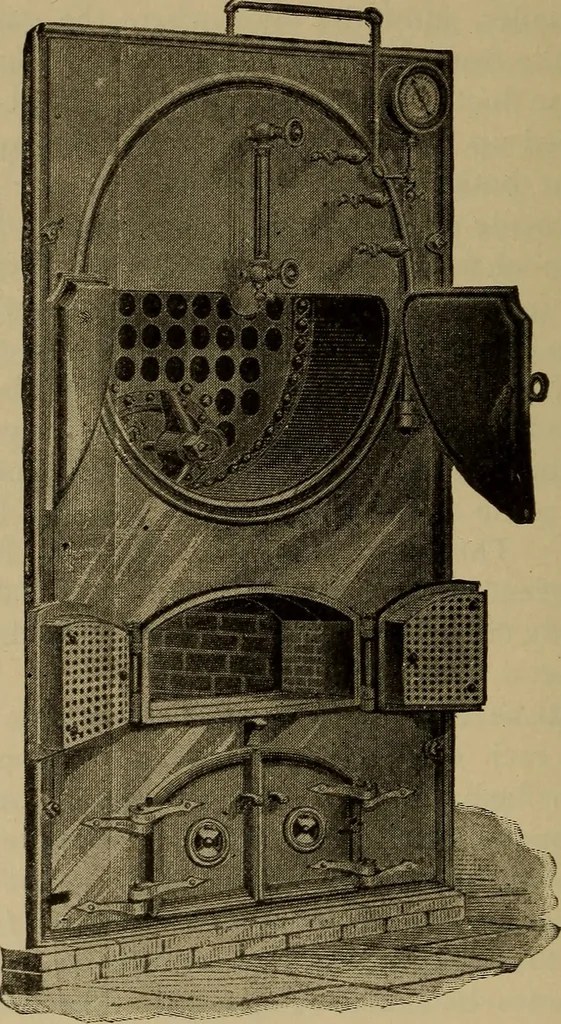 An illustration from The mechanical engineering of power plants, 1897, leaf 549