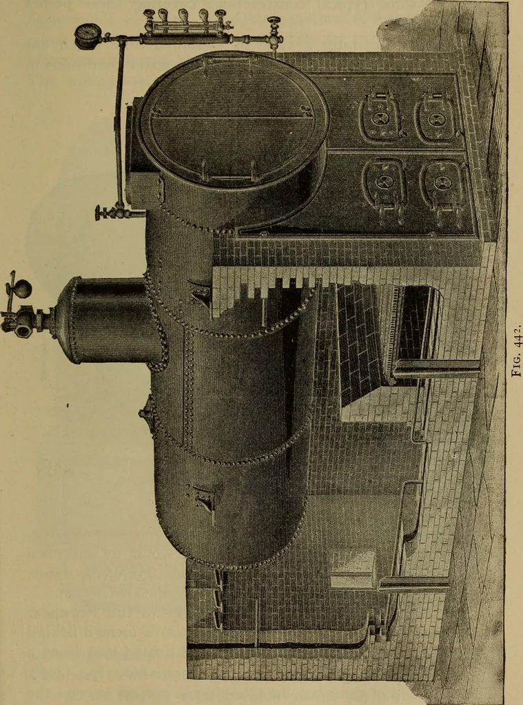 An illustration from The mechanical engineering of power plants, 1897, leaf 552