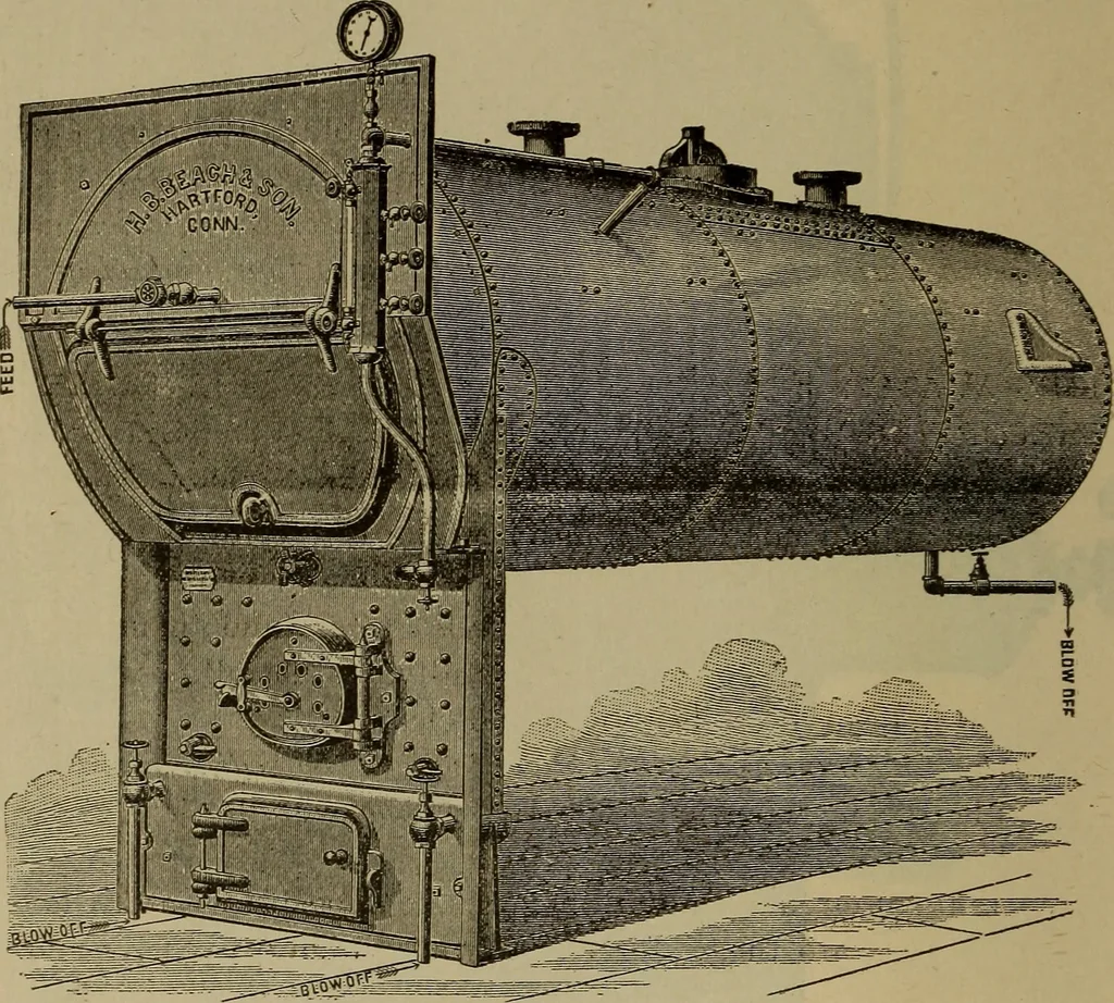 An illustration from The mechanical engineering of power plants, 1897, leaf 553