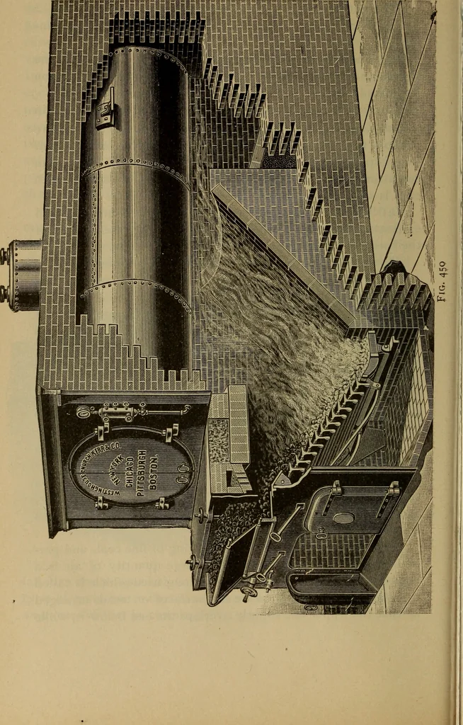 An illustration from The mechanical engineering of power plants, 1897, leaf 565