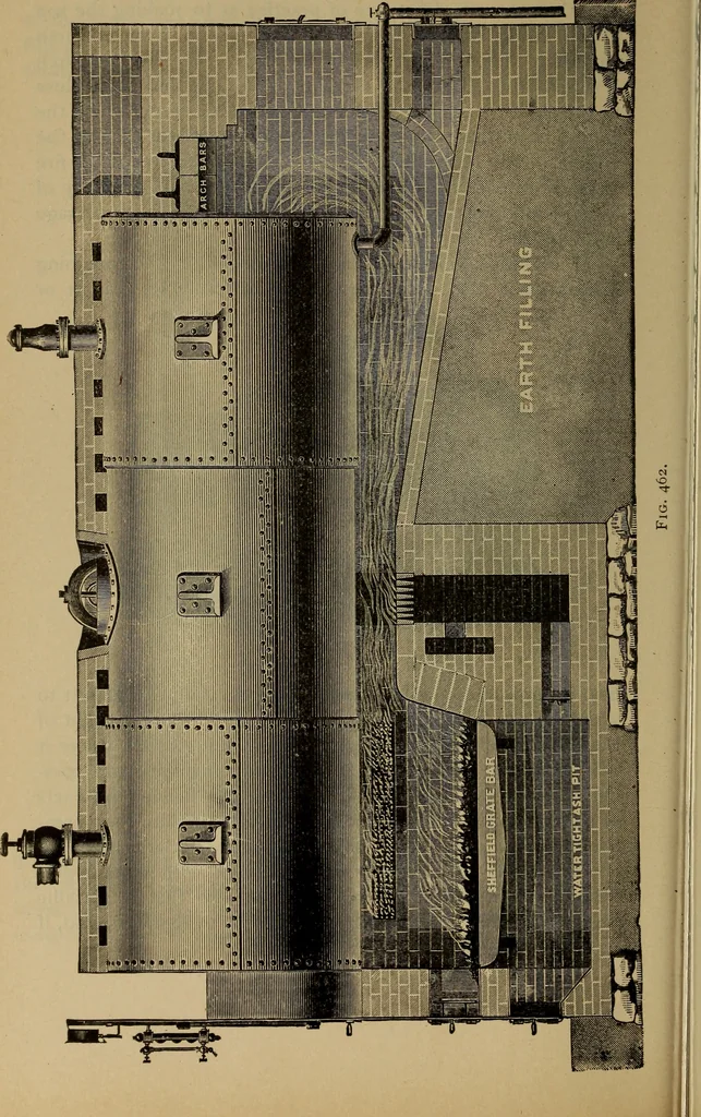 An illustration from The mechanical engineering of power plants, 1897, leaf 579