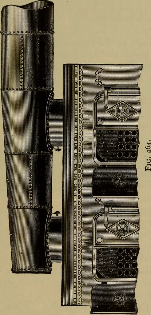 An illustration from The mechanical engineering of power plants, 1897, leaf 584
