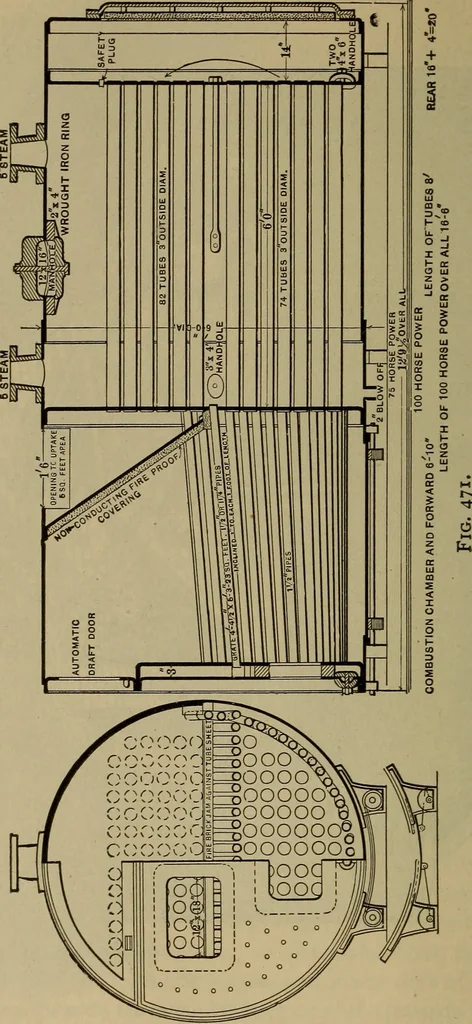 An illustration from The mechanical engineering of power plants, 1897, leaf 613