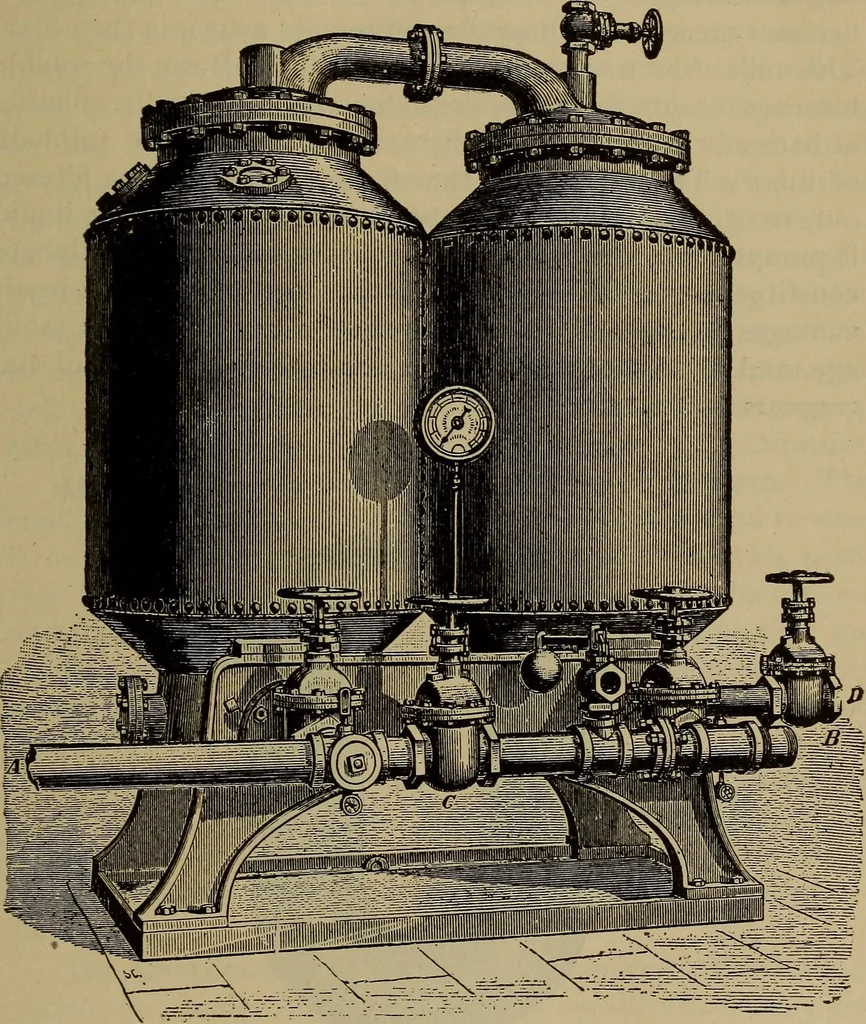 An illustration from The mechanical engineering of power plants, 1897, leaf 664