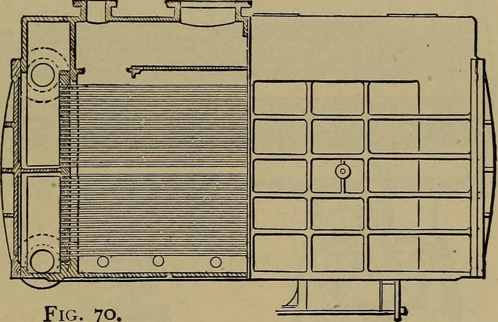An illustration from The mechanical engineering of power plants, 1906, leaf 144