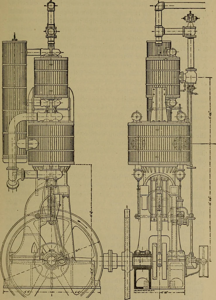 An illustration from The mechanical engineering of power plants, 1906, leaf 176