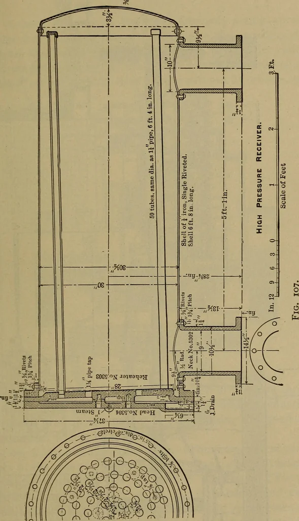 An illustration from The mechanical engineering of power plants, 1906, leaf 188