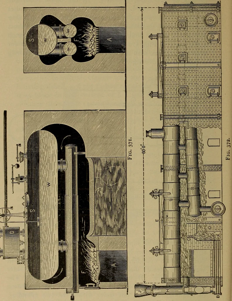 An illustration from The mechanical engineering of power plants, 1906, leaf 491
