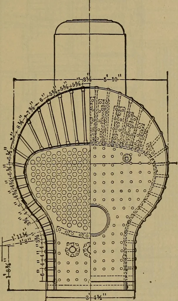 An illustration from The mechanical engineering of power plants, 1906, leaf 538
