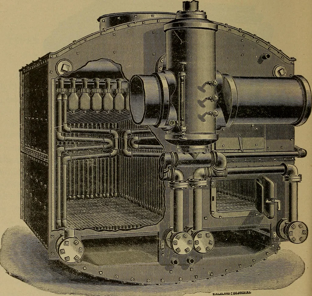 An illustration from The mechanical engineering of power plants, 1906, leaf 555