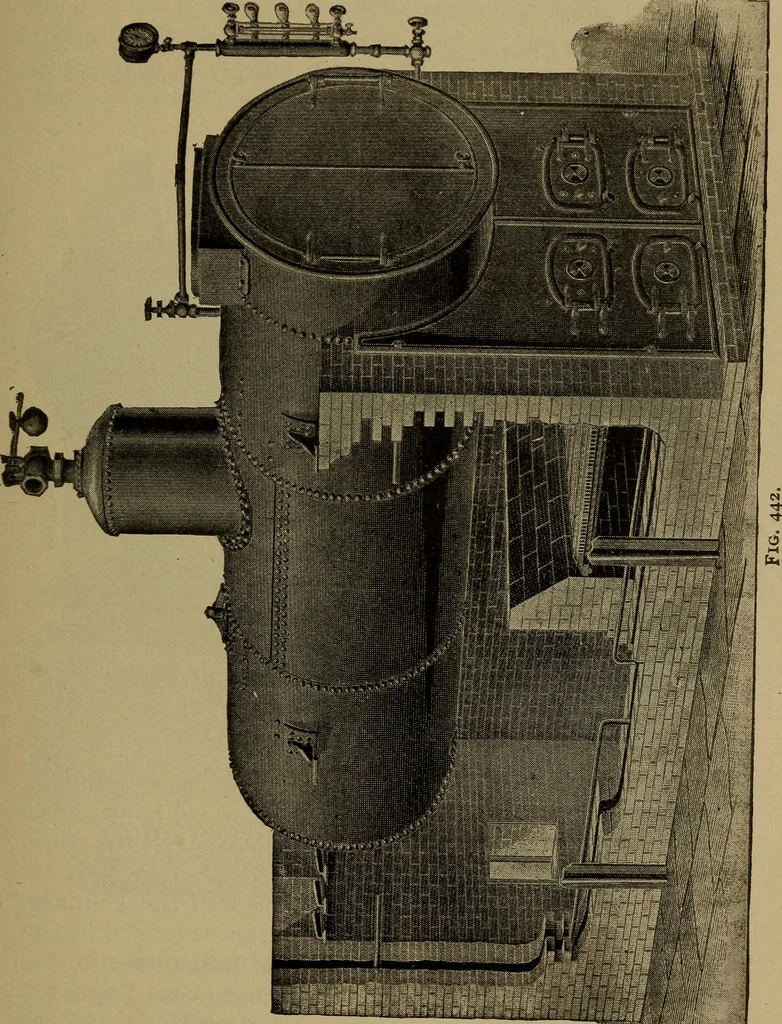 An illustration from The mechanical engineering of power plants, 1906, leaf 574