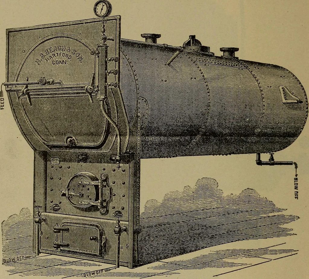 An illustration from The mechanical engineering of power plants, 1906, leaf 575