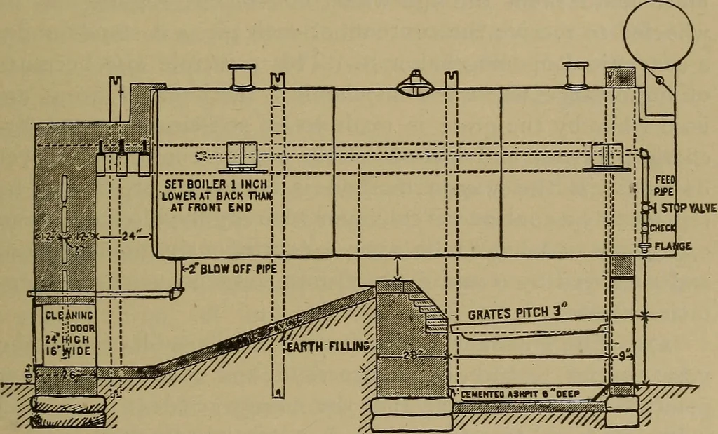 An illustration from The mechanical engineering of power plants, 1906, leaf 578