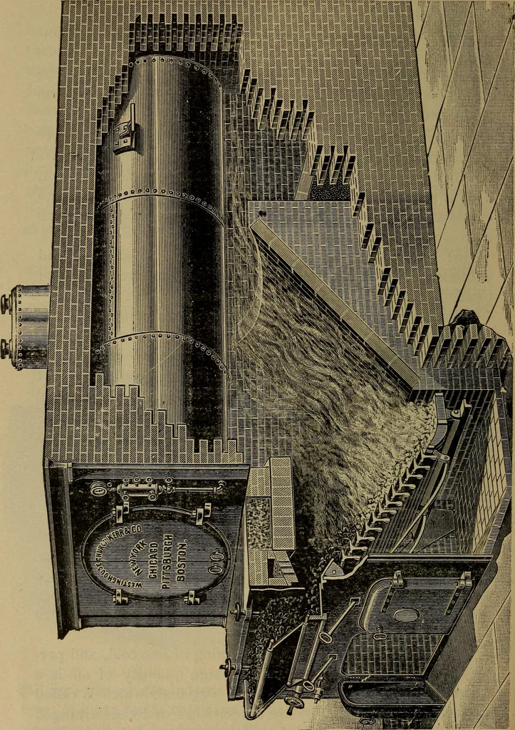 An illustration from The mechanical engineering of power plants, 1906, leaf 587