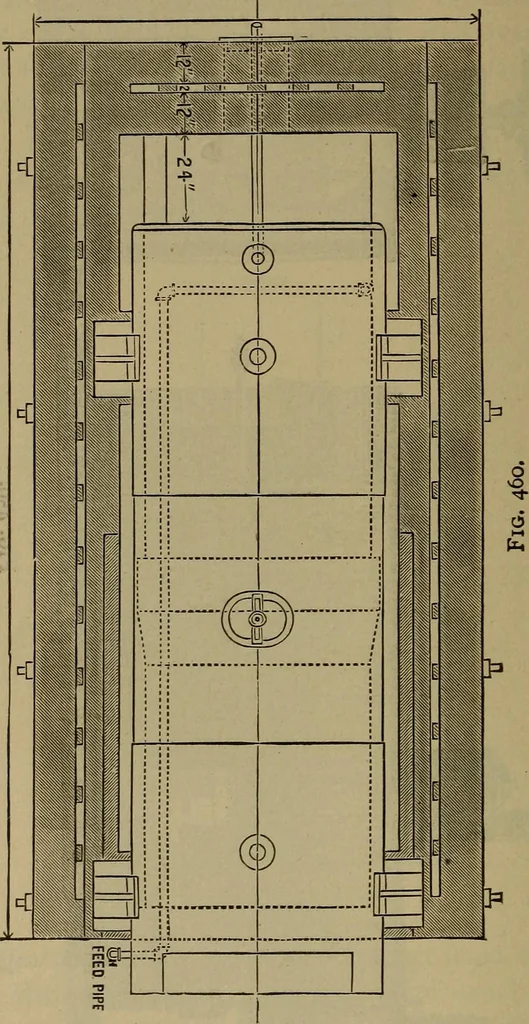 An illustration from The mechanical engineering of power plants, 1906, leaf 599