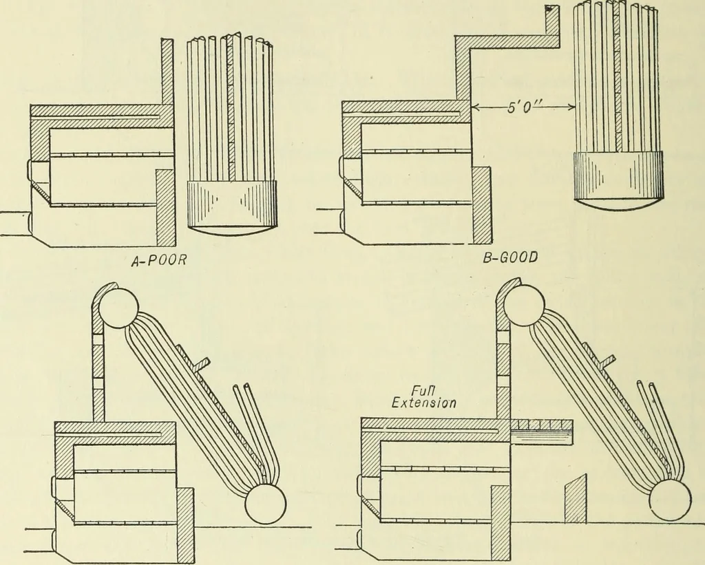 An illustration from Mechanical equipment of buildings; a reference book for engineers and architects, 1916, leaf 103