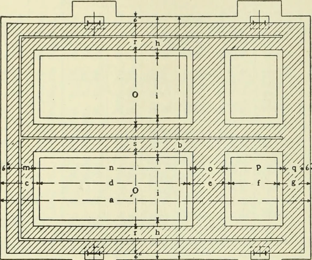 An illustration from Mechanical equipment of buildings; a reference book for engineers and architects, 1916, leaf 121