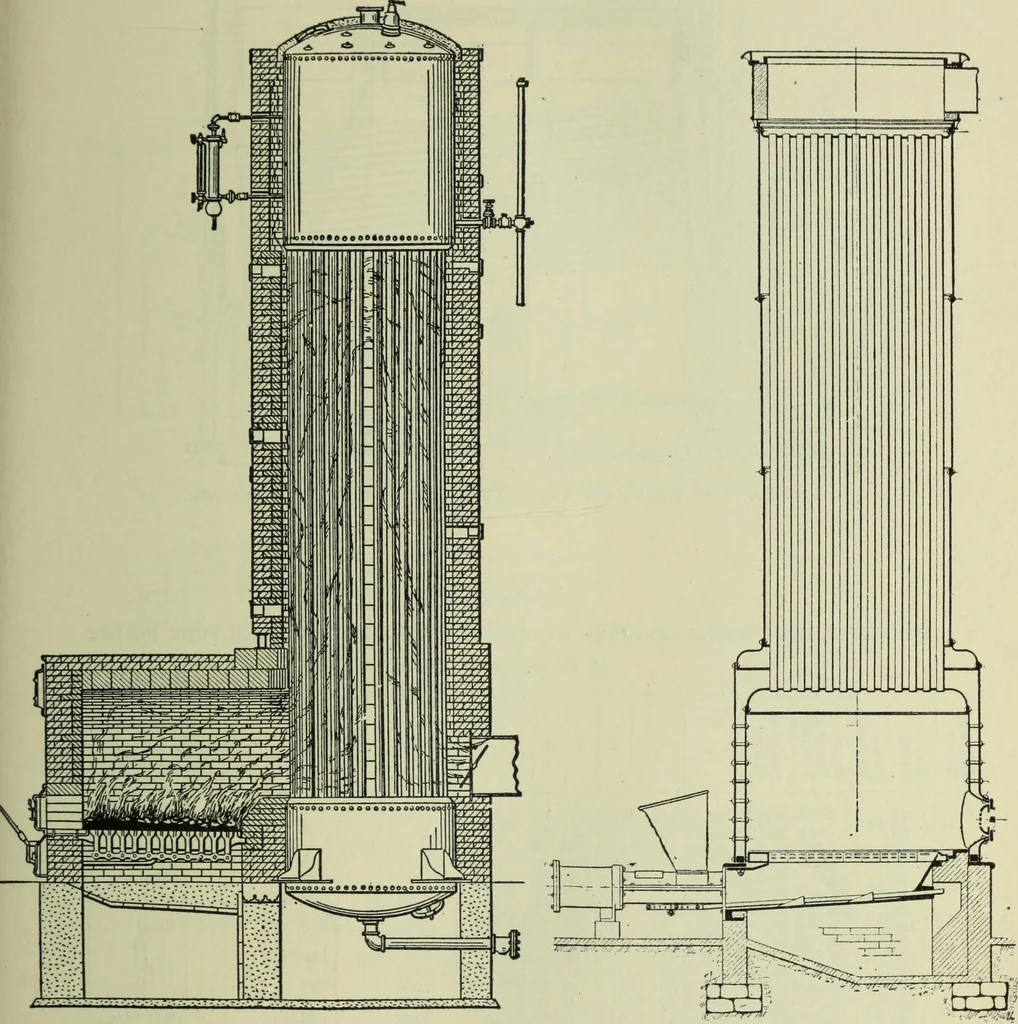 An illustration from Mechanical equipment of buildings; a reference book for engineers and architects, 1916, leaf 128