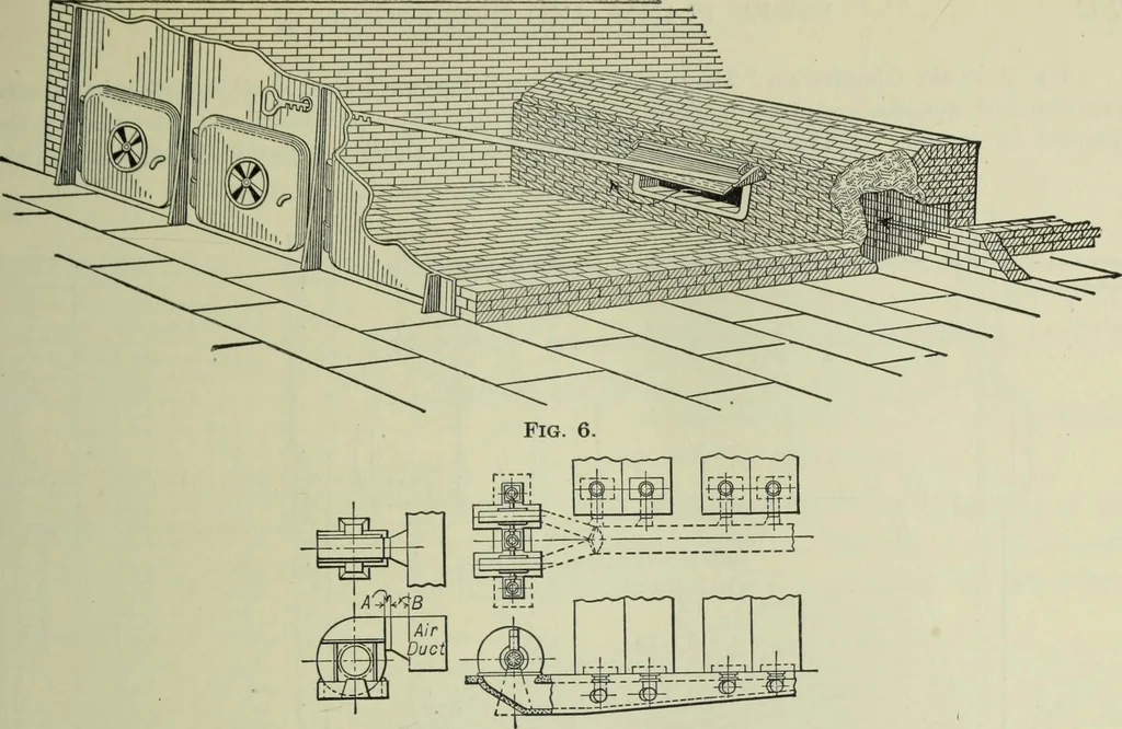 An illustration from Mechanical equipment of buildings; a reference book for engineers and architects, 1916, leaf 216