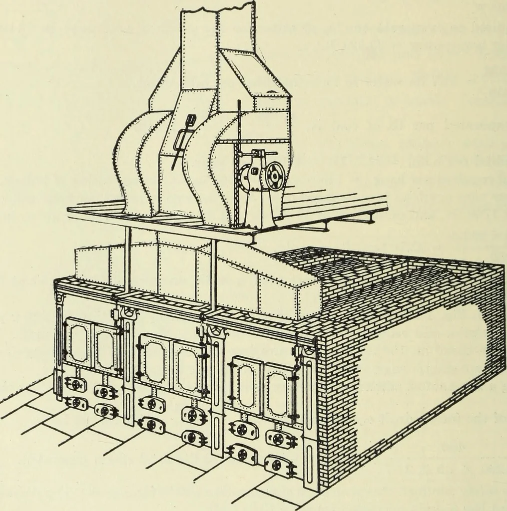 An illustration from Mechanical equipment of buildings; a reference book for engineers and architects, 1916, leaf 221