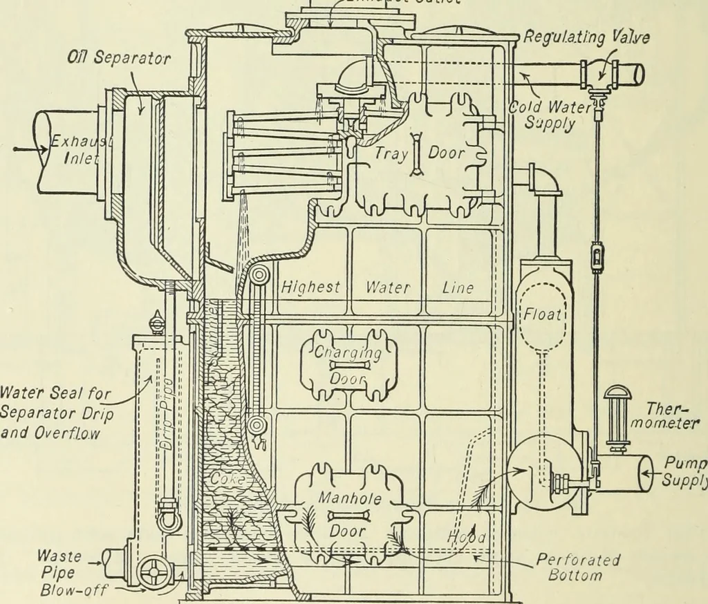 An illustration from Mechanical equipment of buildings; a reference book for engineers and architects, 1916, leaf 223