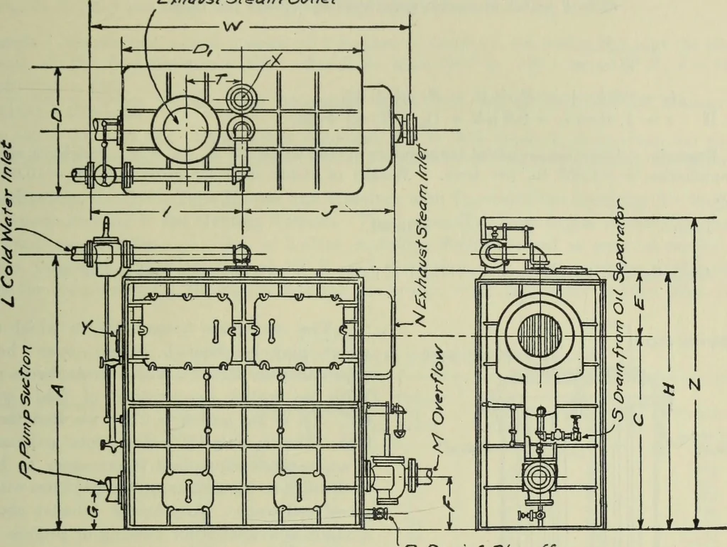 An illustration from Mechanical equipment of buildings; a reference book for engineers and architects, 1916, leaf 228