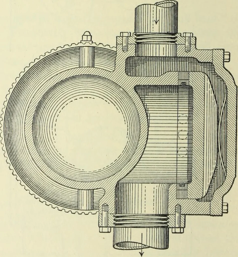 An illustration from Mechanical equipment of buildings; a reference book for engineers and architects, 1916, leaf 253
