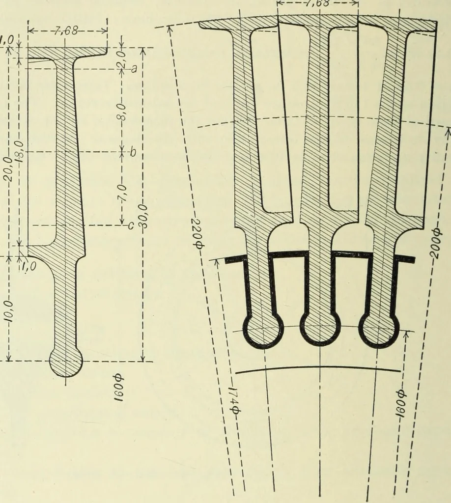 An illustration from Mechanical equipment of buildings; a reference book for engineers and architects, 1916, leaf 319