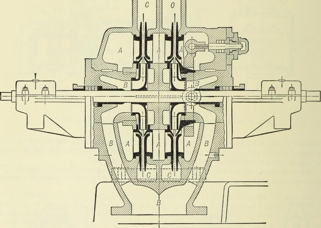 An illustration from Mechanical equipment of buildings; a reference book for engineers and architects, 1916, leaf 443