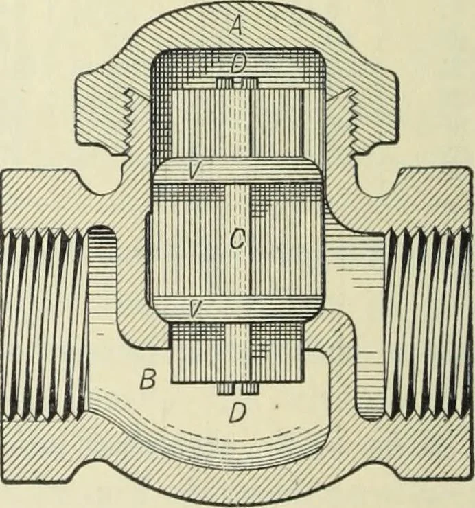 An illustration from Mechanical equipment of buildings; a reference book for engineers and architects, 1916, leaf 521
