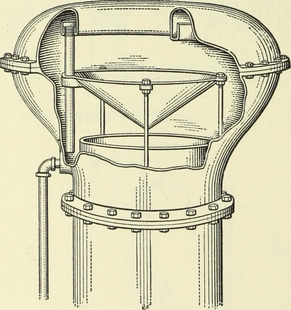 An illustration from Mechanical equipment of buildings; a reference book for engineers and architects, 1916, leaf 547