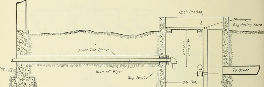 An illustration from Mechanical equipment of buildings; a reference book for engineers and architects, 1916, leaf 571
