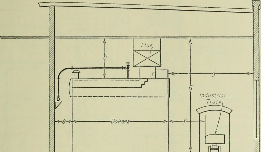 An illustration from Mechanical equipment of buildings; a reference book for engineers and architects, 1916, leaf 586