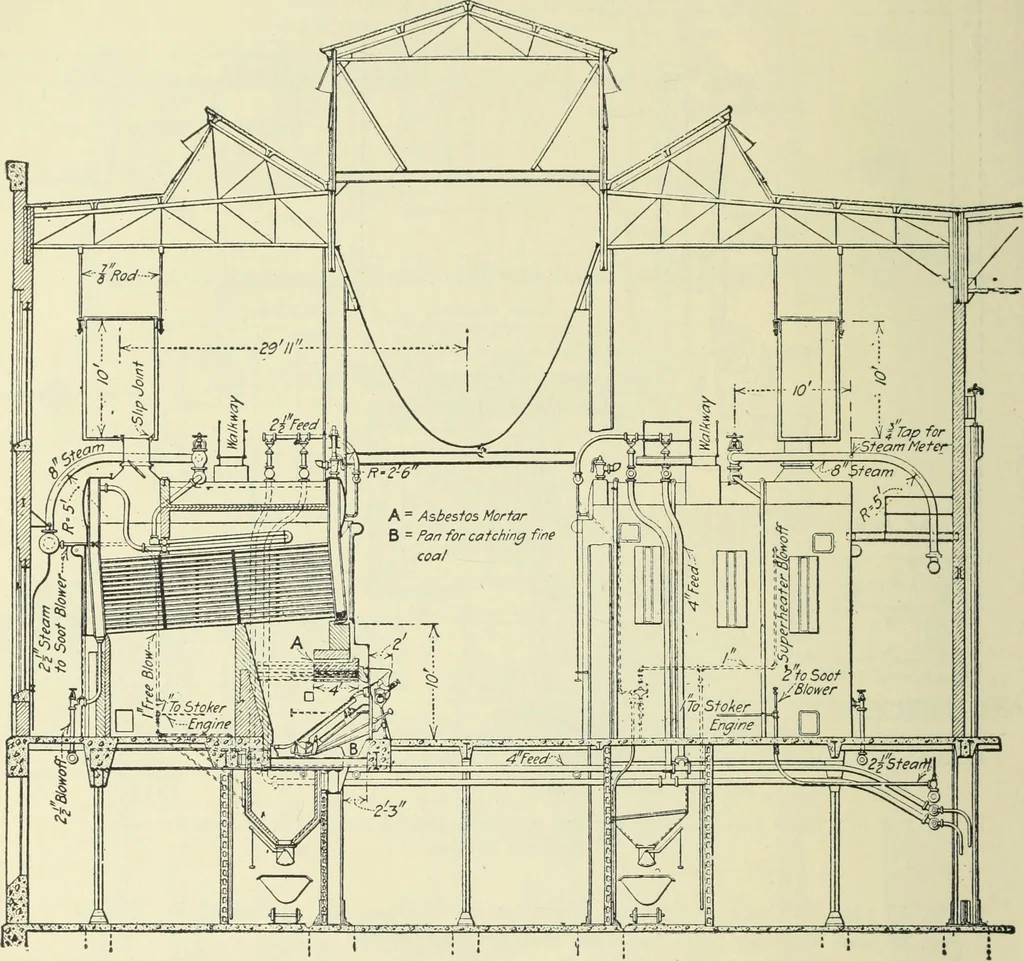 An illustration from Mechanical equipment of buildings; a reference book for engineers and architects, 1916, leaf 611