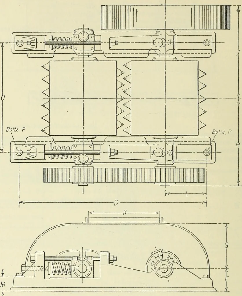 An illustration from Mechanical equipment of buildings; a reference book for engineers and architects, 1916, leaf 655