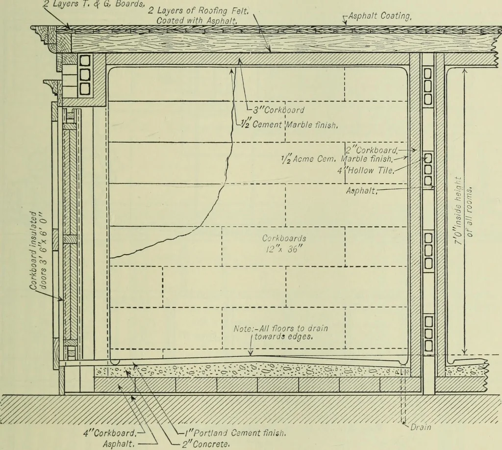 An illustration from Mechanical equipment of buildings; a reference book for engineers and architects, 1916, leaf 714
